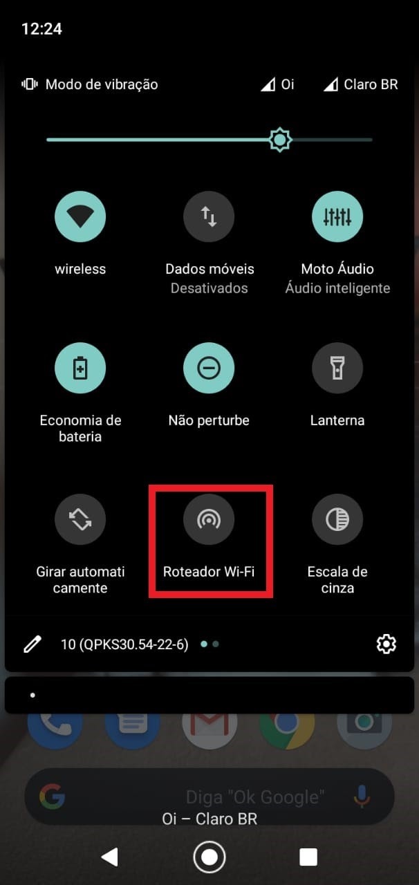 Como rotear Internet pelo Motorola One - Roteador Wi-Fi - WikiAjuda