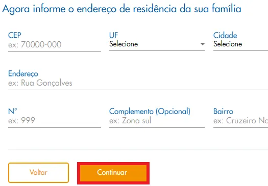 Como pedir o auxilio emergencial - Digite dados residencia site - WikiAjuda