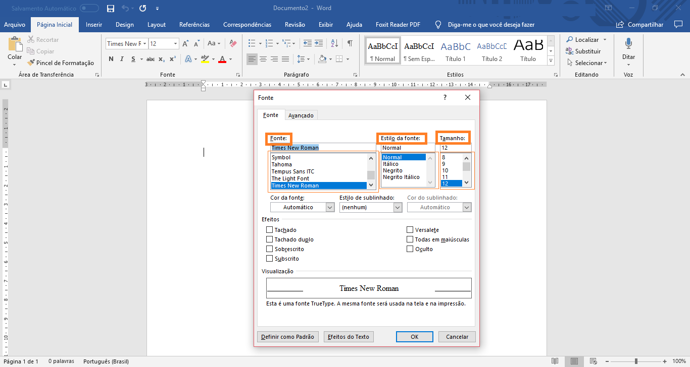 Como Alterar a Fonte Padrão do Word