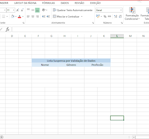 Como criar uma lista suspensa no Excel - Tabela do Excel - WikiAjuda