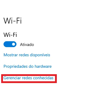 Como remover uma rede Wifi no computador - Escolha gerenciar redes - WikiAjuda