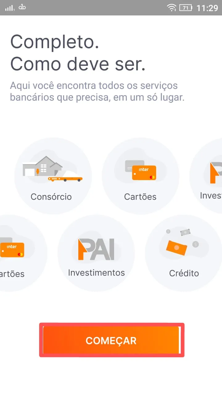 Como transferir o auxílio emergencial para outros bancos - Conta no app Banco Inter - WikiAjuda
