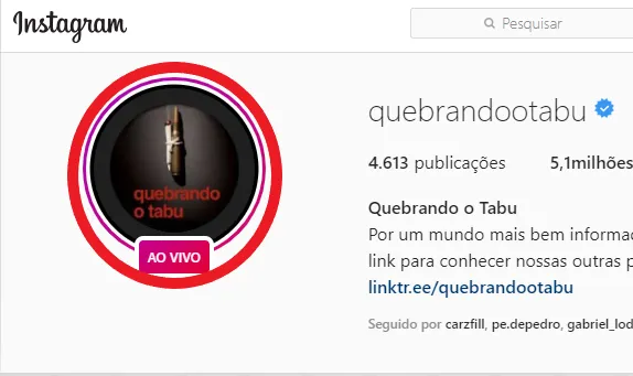 Como assistir live do Instagram pelo navegador - Bolinha stories - WikiAjuda