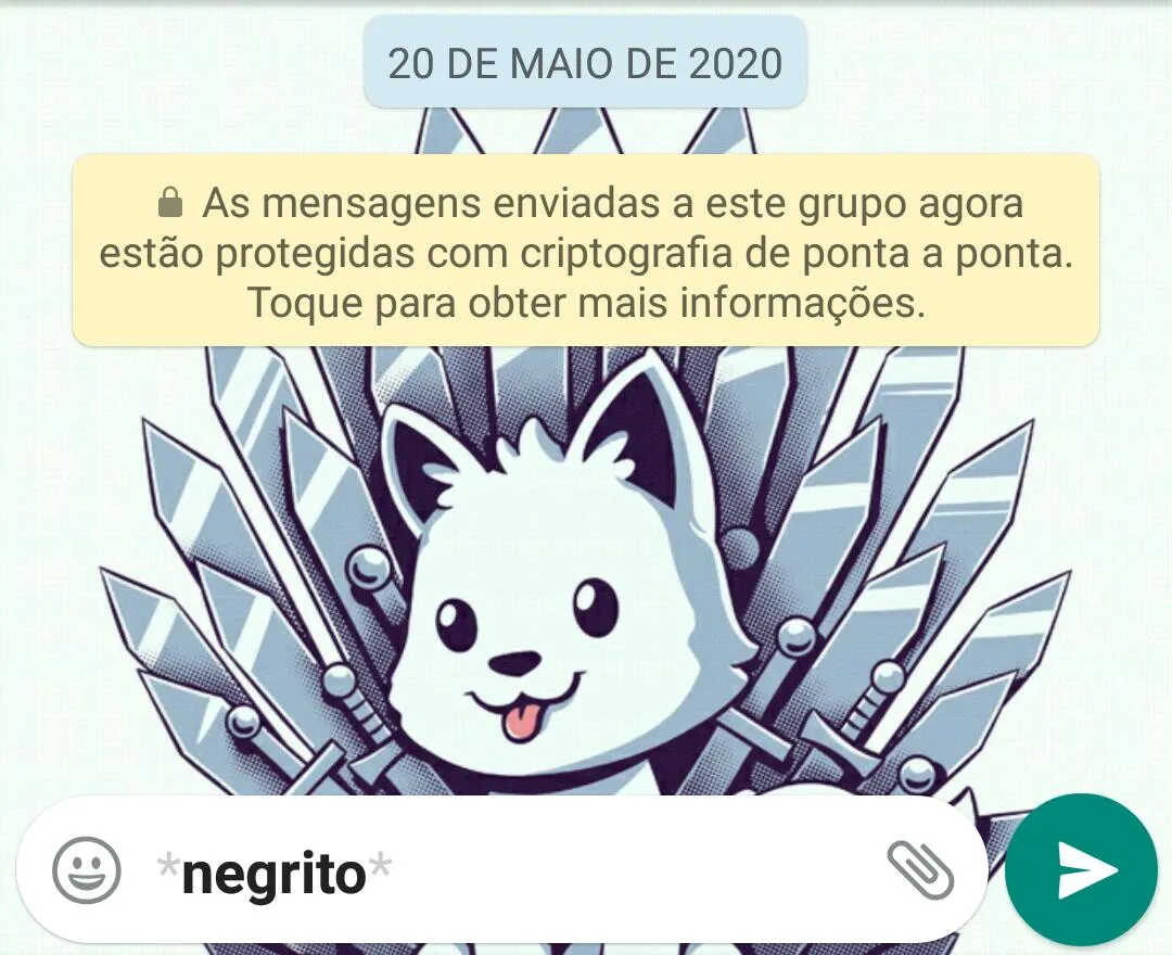 Como formatar mensagens de WhatsApp - Negrito - WikiAjuda