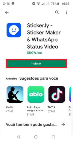 Como criar figurinha para WhatsApp - Instale o app - WikiAjuda