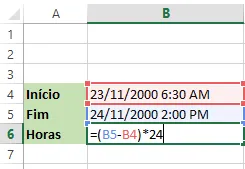Como somar e subtrair horas no Excel - Subtraia2 - WikiAjuda