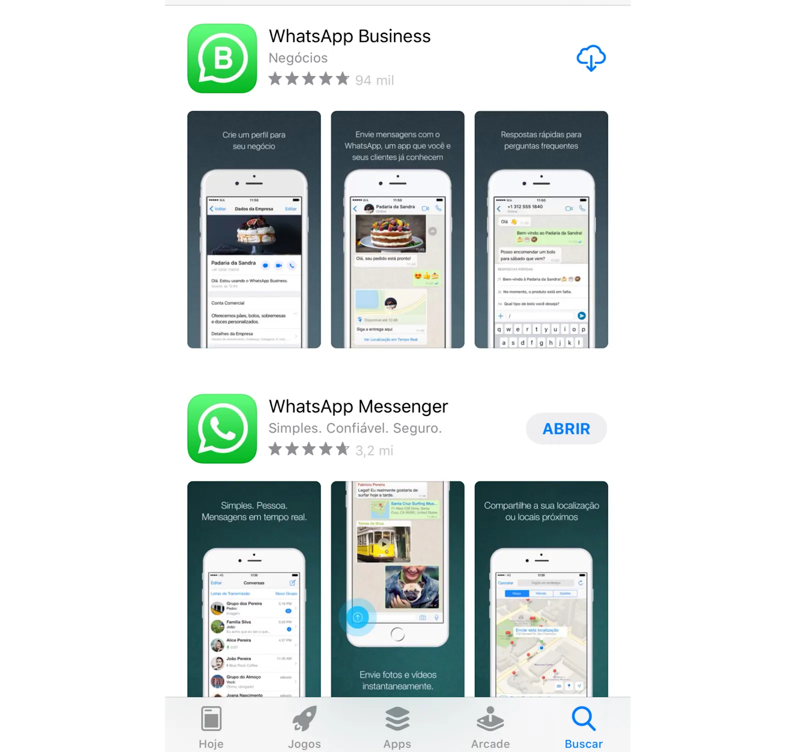 Como criar conta comercial Whatsapp - captura da tela - WikiAjuda